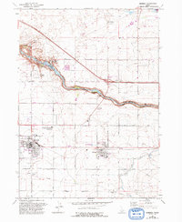 Download a high-resolution, GPS-compatible USGS topo map for Kimberly, ID (1992 edition)