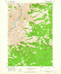 Download a high-resolution, GPS-compatible USGS topo map for Kirkwood Creek, ID (1965 edition)