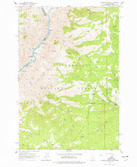Download a high-resolution, GPS-compatible USGS topo map for Kirkwood Creek, ID (1977 edition)