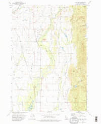 Download a high-resolution, GPS-compatible USGS topo map for Lake Fork, ID (1977 edition)