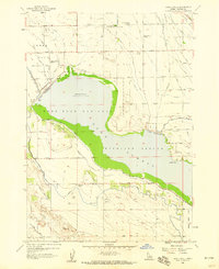 Download a high-resolution, GPS-compatible USGS topo map for Lake Lowell, ID (1959 edition)