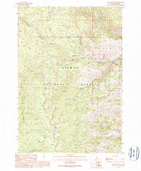 Download a high-resolution, GPS-compatible USGS topo map for Lake Mountain, ID (1989 edition)