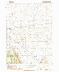 Download a high-resolution, GPS-compatible USGS topo map for Lake Walcott SW, ID (1984 edition)