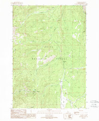 Download a high-resolution, GPS-compatible USGS topo map for Landmark, ID (1988 edition)