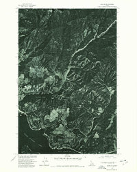 preview thumbnail of historical topo map of Kootenai County, ID in 1975