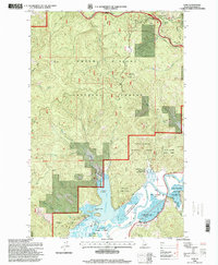 Download a high-resolution, GPS-compatible USGS topo map for Lane, ID (1999 edition)