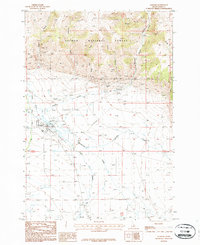 Download a high-resolution, GPS-compatible USGS topo map for Leadore, ID (1987 edition)