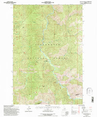Download a high-resolution, GPS-compatible USGS topo map for Lean-to Point, ID (1997 edition)
