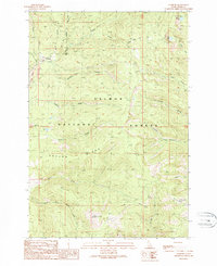 preview thumbnail of historical topo map of Lemhi County, ID in 1989