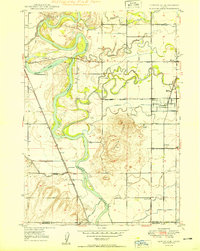 preview thumbnail of historical topo map of Lewisville, ID in 1949