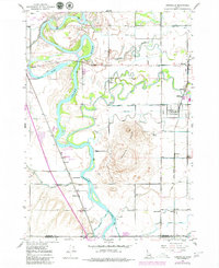1948 Map of Lewisville, ID, 1979 Print