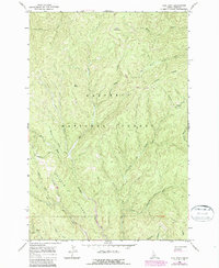 Download a high-resolution, GPS-compatible USGS topo map for Lick Point, ID (1987 edition)