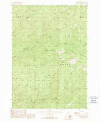 preview thumbnail of historical topo map of Boise County, ID in 1988