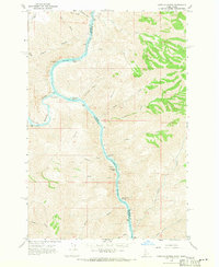 Download a high-resolution, GPS-compatible USGS topo map for Limekiln Rapids, ID (1971 edition)