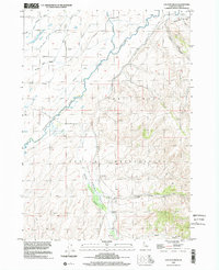 preview thumbnail of historical topo map of Bingham County, ID in 1998