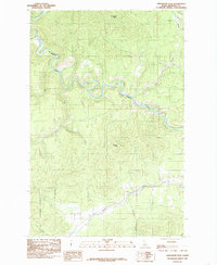 Download a high-resolution, GPS-compatible USGS topo map for Lindstrom Peak, ID (1985 edition)