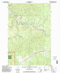 Download a high-resolution, GPS-compatible USGS topo map for Lindstrom Peak, ID (1998 edition)