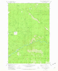 Download a high-resolution, GPS-compatible USGS topo map for Little Goat Mountains, ID (1981 edition)