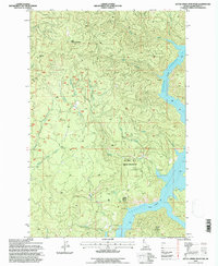 Download a high-resolution, GPS-compatible USGS topo map for Little Green Mountain, ID (1997 edition)