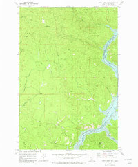 preview thumbnail of historical topo map of Clearwater County, ID in 1969