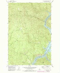 Download a high-resolution, GPS-compatible USGS topo map for Little Green Mtn, ID (1985 edition)
