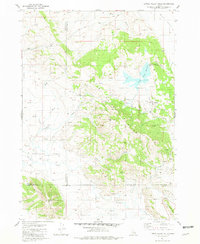 Download a high-resolution, GPS-compatible USGS topo map for Little Valley Hills, ID (1981 edition)