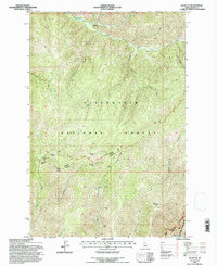 Download a high-resolution, GPS-compatible USGS topo map for Liz Butte, ID (1997 edition)
