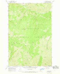 Download a high-resolution, GPS-compatible USGS topo map for Liz Butte, ID (1969 edition)