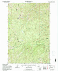 Download a high-resolution, GPS-compatible USGS topo map for Lookout Peak, ID (1997 edition)