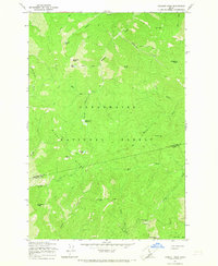 Download a high-resolution, GPS-compatible USGS topo map for Lookout Peak, ID (1967 edition)
