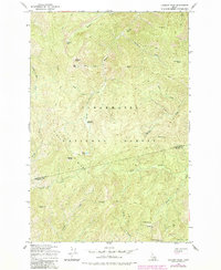 Download a high-resolution, GPS-compatible USGS topo map for Lookout Peak, ID (1984 edition)
