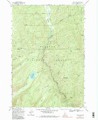 Download a high-resolution, GPS-compatible USGS topo map for Loon Lake, ID (1985 edition)