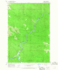 Download a high-resolution, GPS-compatible USGS topo map for Lowell, ID (1968 edition)