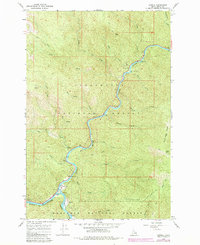 Download a high-resolution, GPS-compatible USGS topo map for Lowell, ID (1984 edition)