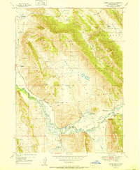Download a high-resolution, GPS-compatible USGS topo map for Lower Valley, ID (1951 edition)