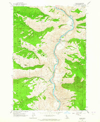 Download a high-resolution, GPS-compatible USGS topo map for Lucile, ID (1964 edition)