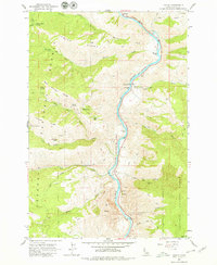 Download a high-resolution, GPS-compatible USGS topo map for Lucile, ID (1979 edition)
