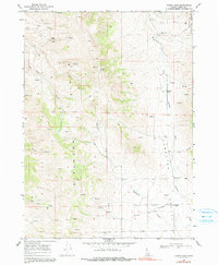 Download a high-resolution, GPS-compatible USGS topo map for Lyman Pass, ID (1991 edition)