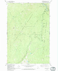 Download a high-resolution, GPS-compatible USGS topo map for Magruder Mountain, ID (1995 edition)