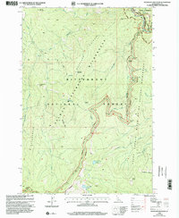 Download a high-resolution, GPS-compatible USGS topo map for Magruder Mountain, ID (2002 edition)