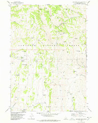 Download a high-resolution, GPS-compatible USGS topo map for Mahogany Butte, ID (1978 edition)