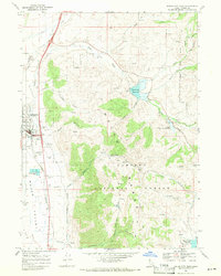 Download a high-resolution, GPS-compatible USGS topo map for Malad City East, ID (1971 edition)