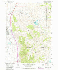 Download a high-resolution, GPS-compatible USGS topo map for Malad City East, ID (1984 edition)