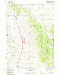 Download a high-resolution, GPS-compatible USGS topo map for Malad Summit, ID (1984 edition)