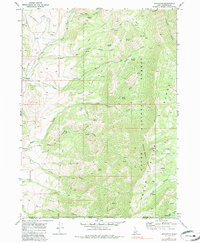 Download a high-resolution, GPS-compatible USGS topo map for Mapleton, ID (1985 edition)