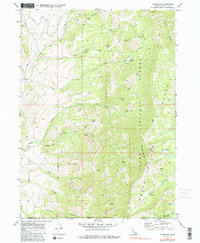 Download a high-resolution, GPS-compatible USGS topo map for Mapleton, ID (1981 edition)