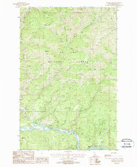 Download a high-resolution, GPS-compatible USGS topo map for Marble Creek, ID (1988 edition)