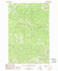 Download a high-resolution, GPS-compatible USGS topo map for Masonia, ID (1988 edition)