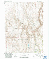 Download a high-resolution, GPS-compatible USGS topo map for McMullen Basin, ID (1992 edition)
