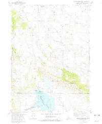 Download a high-resolution, GPS-compatible USGS topo map for Meadow Creek Mtn, ID (1981 edition)